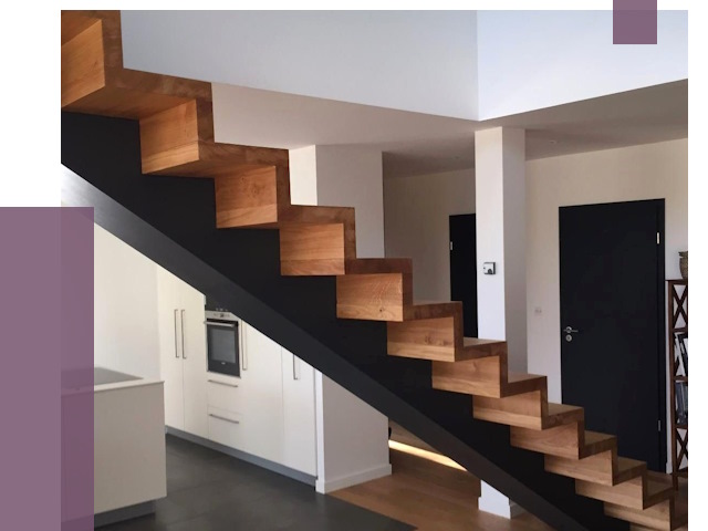 Изготовление деревянных лестниц в Сестрорецке от 87117 руб. | ПРОЛЁТ-Сст