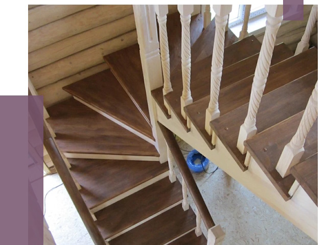 Реставрация деревянных лестниц в Сестрорецке от 4305 руб.