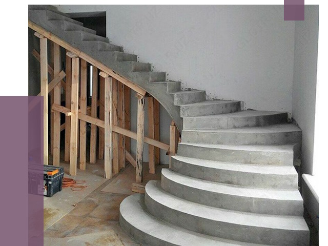 Изготовление бетонных лестниц под ключ в Сестрорецке от 19986 руб. | ПРОЛЁТ-Сст