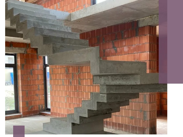 Изготовление бетонных лестниц под ключ в Сестрорецке