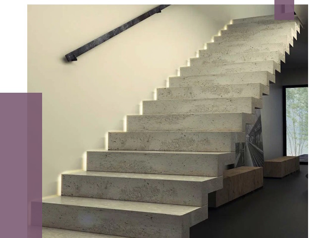 Облицовка бетонных лестниц в Сестрорецке от 4612 руб/м2 