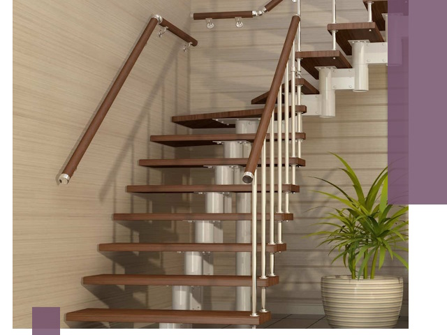 Изготовление модульных лестниц под ключ в Сестрорецке