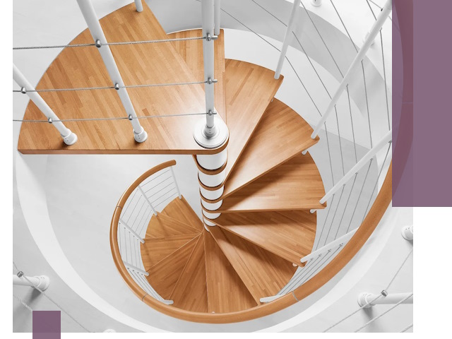 Изготовление винтовых лестниц под ключ в Сестрорецке