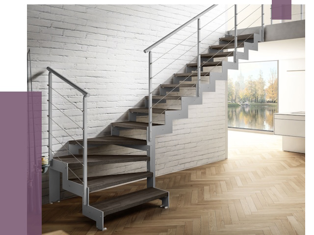 Г-образные лестницы под ключ в Сестрорецке от 37153 руб. | ПРОЛЁТ-Сст