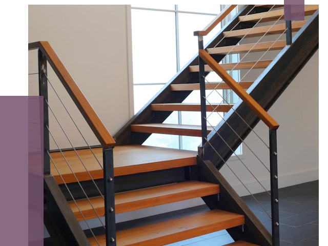 Изготовление лестниц на металлокаркасе в Сестрорецке от 18961 руб. | ПРОЛЁТ-Сст