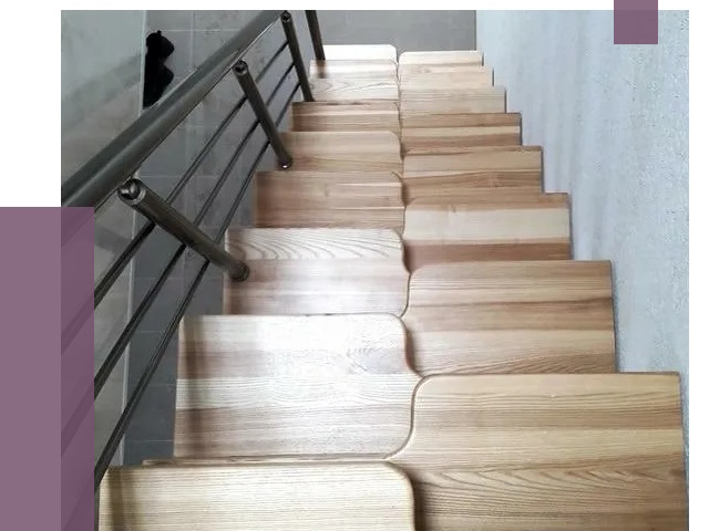 Лестницы гусиный шаг в Сестрорецке от 13067 руб. под ключ | ПРОЛЁТ-Сст