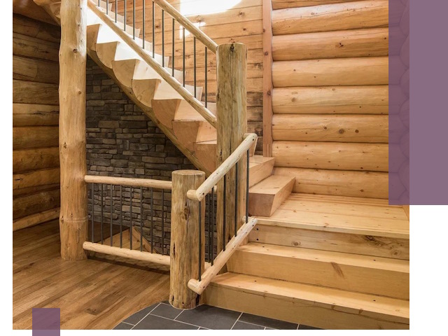 Лестницы в баню под заказ и профессиональный монтаж в Сестрорецке