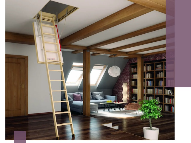 Чердачные лестницы под ключ в Сестрорецке: изготовление и монтаж