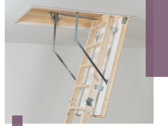 Установка чердачной лестницы под ключ в Сестрорецке