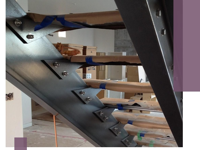 Усиление лестничных конструкций и усиление опор в Сестрорецке