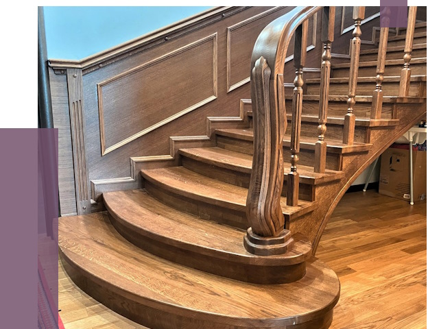 Дубовые лестницы под ключ в Сестрорецке от 176795 руб. — ПРОЛЁТ-Сст