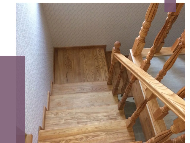 Сосновые лестницы в Сестрорецке под ключ от 8097 руб.  | ПРОЛЁТ-Сст