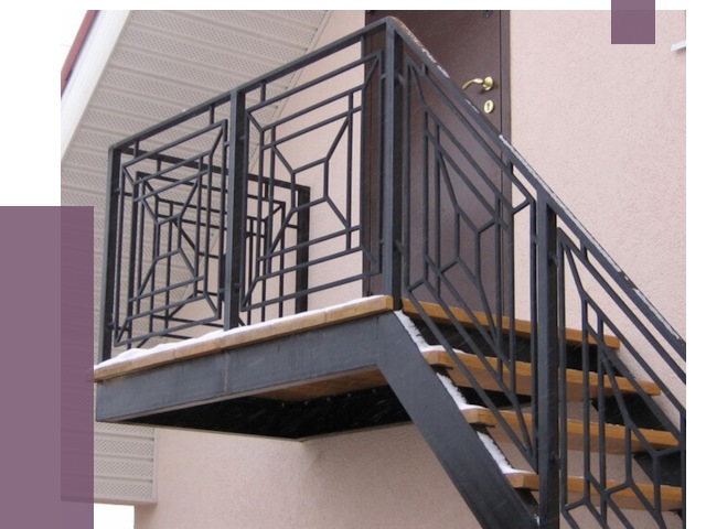 Металлические перила в Сестрорецке от 4305 руб.  | ПРОЛЁТ-Сст