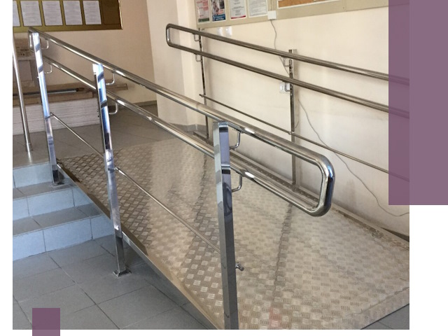 Перила для инвалидов в Сестрорецке — надежные поручни и ограждения