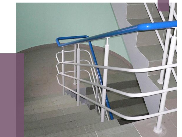 Перила в подъезде в Сестрорецке — установка и замена от 7431 руб. | ПРОЛЁТ-Сст