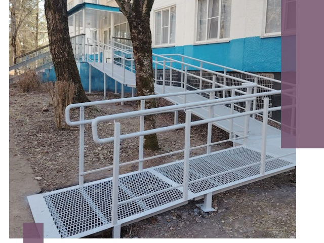 Пандусы под ключ в Сестрорецке: изготовление, монтаж и демонтаж