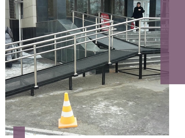 Стационарные пандусы под ключ в Сестрорецке — изготовление и монтаж