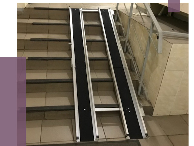 Установка пандуса в подъезд в Сестрорецке от 7994 руб. под ключ | ПРОЛЁТ-Сст