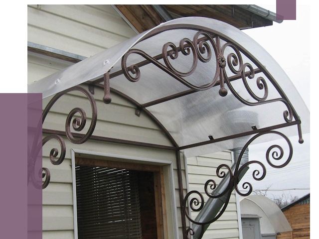 Изготовление козырьков в Сестрорецке от 7379 руб. — заказать | ПРОЛЁТ-Сст