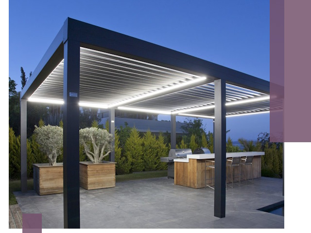 Навесы отдельно стоящие под ключ в Сестрорецке из металла и поликарбоната