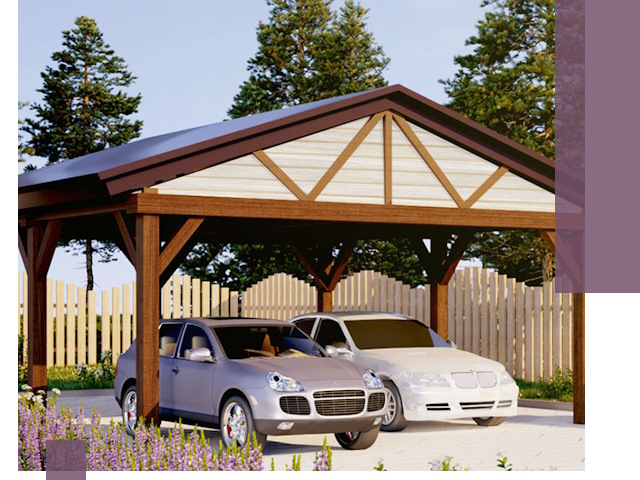 Навесы для автомобиля в Сестрорецке — изготовление и монтаж