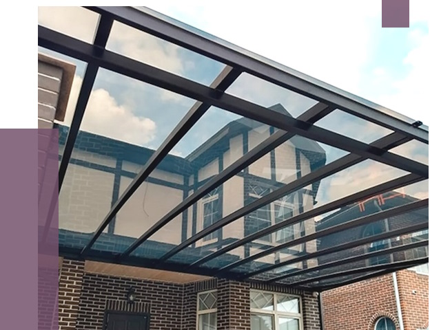 Навесы из поликарбоната в Сестрорецке от 8630 руб. под ключ — ПРОЛЁТ-Сст