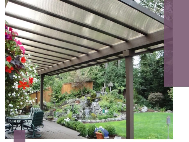 Навесы из поликарбоната под ключ в Сестрорецке быстро и надёжно