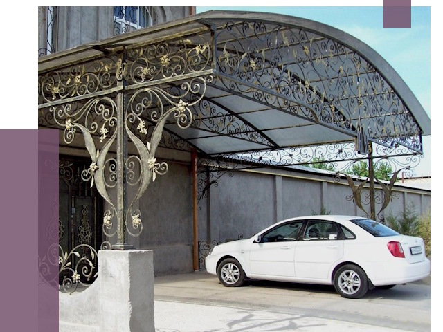 Кованые навесы в Сестрорецке от 14605 руб. | ПРОЛЁТ-Сст