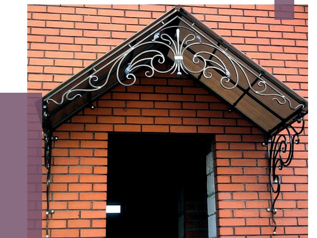 Металлические козырьки в Сестрорецке от 10710 руб. 