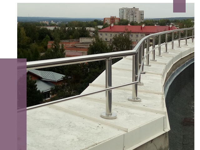 Парапеты и ограждения кровли в Сестрорецке от 4971 руб. 