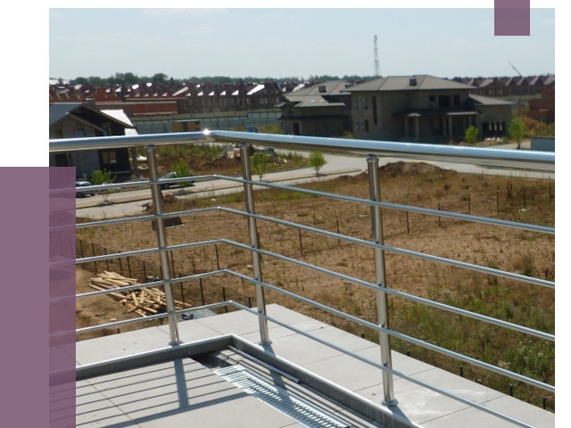 Парапеты из нержавеющей стали в Сестрорецке от 7994 руб. за м² | ПРОЛЁТ-Сст