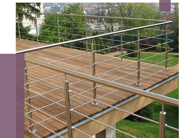 Алюминиевые парапеты в Сестрорецке под ключ от 7789 руб. 