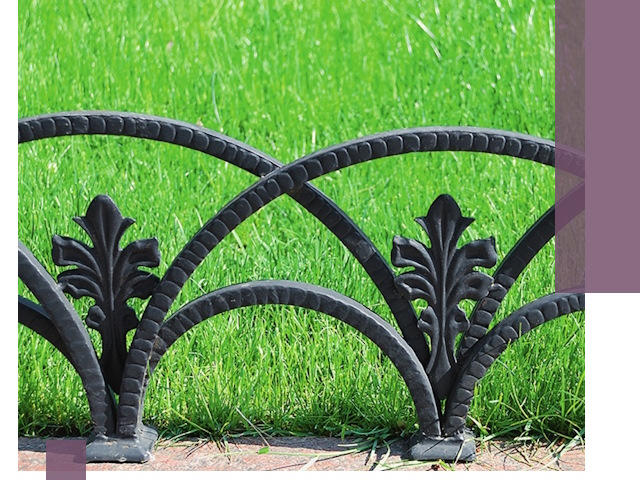 Декоративные металлические бордюры под ключ в Сестрорецке