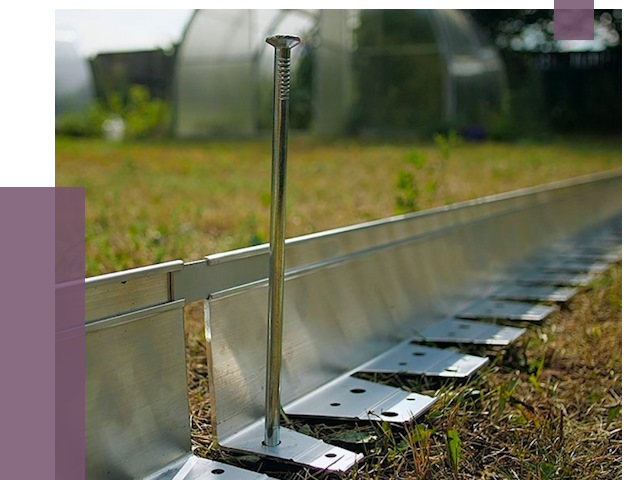 Металлические бордюры для газона в Сестрорецке от 4305 руб. | ПРОЛЁТ-Сст