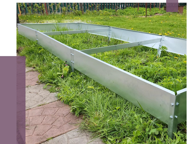 Металлические бордюры для грядок в Сестрорецке от 1794 руб. 