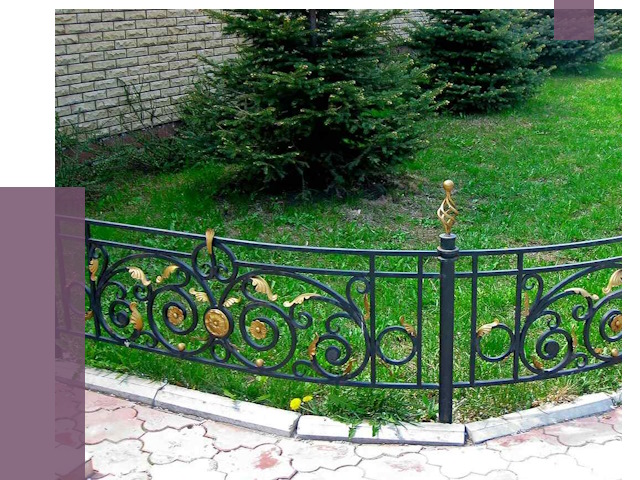 Кованые газонные ограждения в Сестрорецке от 7636 руб. — ПРОЛЁТ-Сст