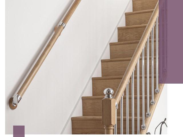 Пристенные поручни из стали и нержавейки под монтаж в Сестрорецке